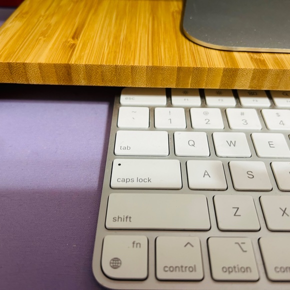 Bamboo Computer Stand/Base or Tray (with clearance for key board) - Picture 3 of 3